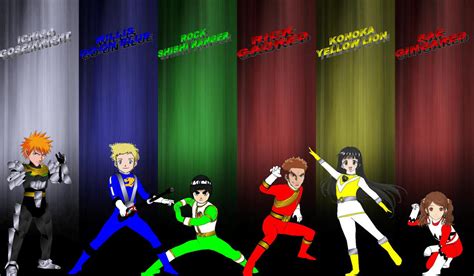 Anime Lion Rangers For Davontew1 By Rangeranime On Deviantart