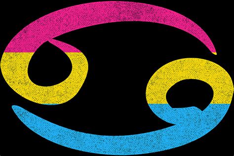Cancer Pansexual Pride Flag Zodiac Sign Digital Art By Patrick Hiller My Xxx Hot Girl