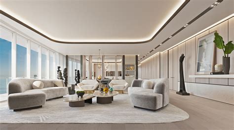 Modern Miami Penthouse At Aston Martin Residences On Behance