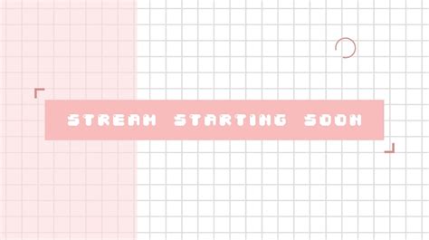 Cute Animated Twitch Streaming Screens 3x Cute Pink Etsy