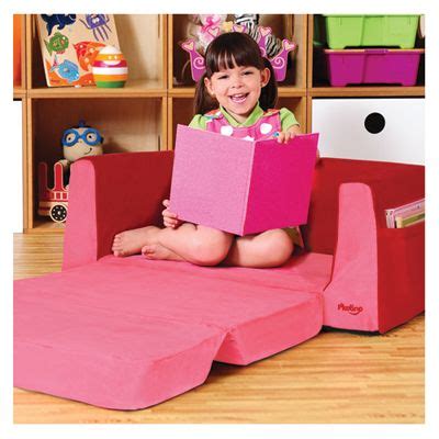 Baby sofa support seat cover plush chair learning to sit comfortable toddler nest puff washable without filler cradle sofa chair. Red Toddler Sofa - Little Reader Sofa - PKFFLSRD - Pkolino ...