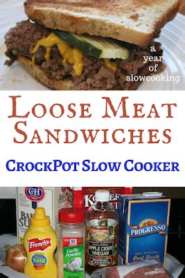 Barbecue ground beef loose sandwiches / slow cooker barbecue beef sandwiches the magical slow cooker. Slow Cooker Loose Meat Sandwiches Recipe | Loose meat ...