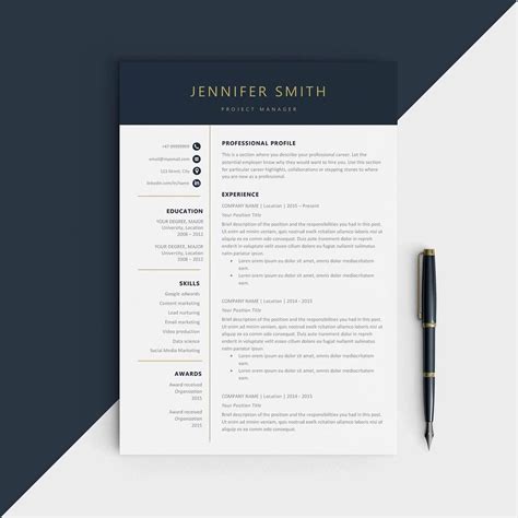 One Page Resume Templates 15 Examples To Download And Use Now