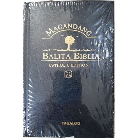 Magandang Balita Bible Catholic Edition Tagalog Small Shopee