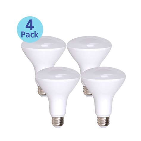 4 Pack Dimmable Br30 Flood Led 8w 60w Equiv 2700k Cleco Marketplace