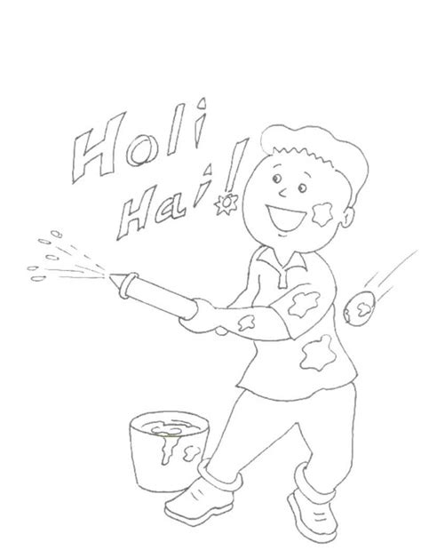 Holi 4 Coloring Page Free Printable Coloring Pages For Kids