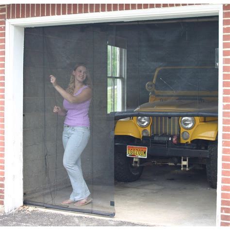 Installing a screen door allows a delightful cross breeze through the whole house without the worry of insects invading your living space. Retractable Garage Screen Door Insect Bug Shield Protector ...