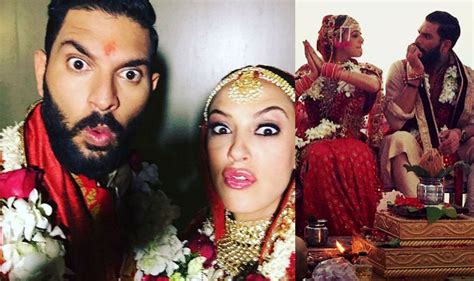 Yuvraj Singh And Wife Hazel Keechs First Selfie Post Wedding Is