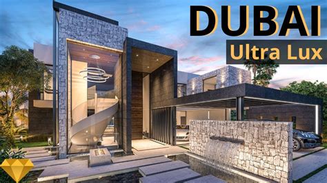 Modern Spectacular Arabic Mansions In Dubai Youtube