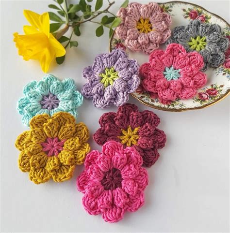 Bramble Crochet Flowers