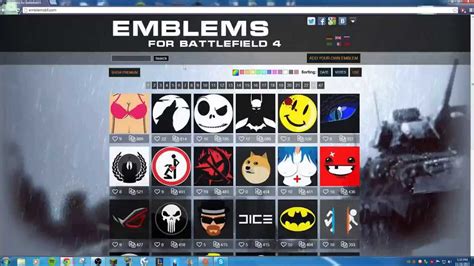 How To Get Awesome Battlefield Emblems Youtube