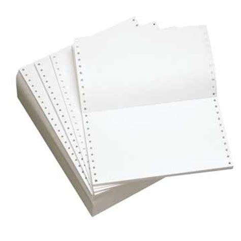 9 12 X 5 12 20 Blank Standard Perforation Continuous Computer