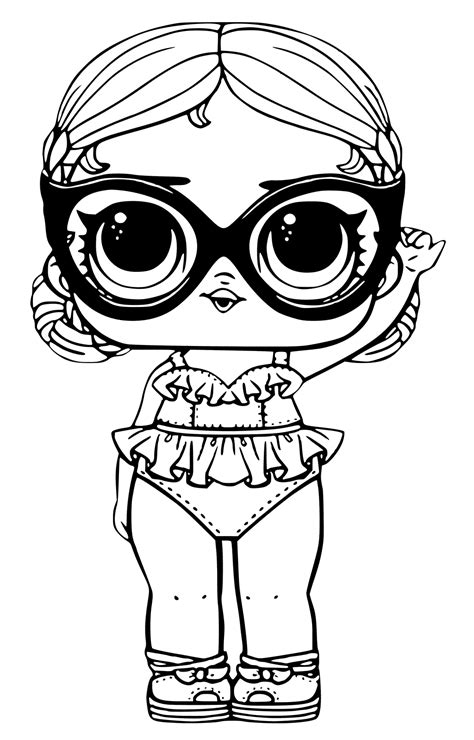 Get drawing idea and color pens , pencils, coloring here with many lol doll , showbaby, sis wing, snuggle vaalentine lol dolls , cute doll, sister doll, dress up doll. LOL Surprise Doll Coloring Pages - GetColoringPages.com
