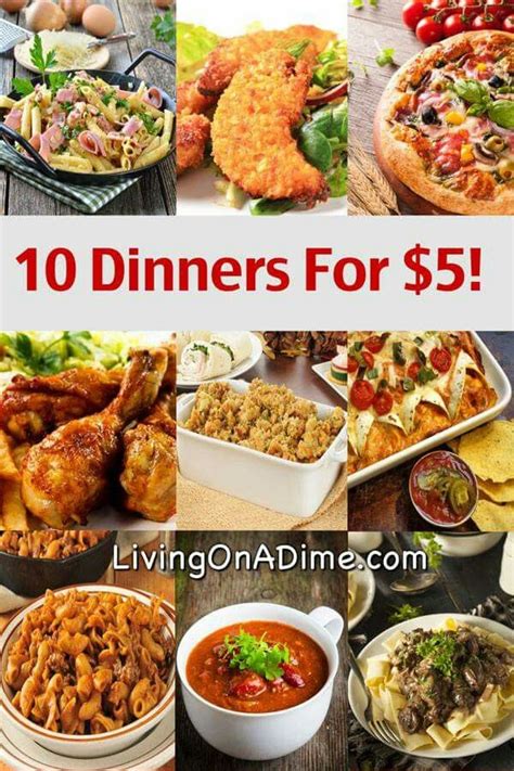 10 Dinners For $5! | recipes in 2019 | Dinner recipes ...