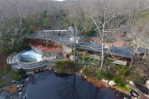 Incredible Frank Lloyd Wright House With 15 Acres And Waterfall Asks