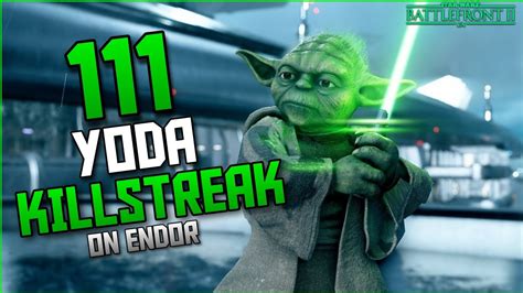 Star Wars™ Battlefront™ Ii Grandmaster Yoda 111 Killstreak Endor Galactic Assault Youtube