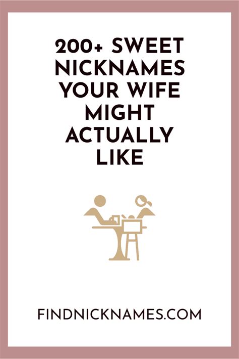200 Sweet Nicknames Your Wife Might Actually Like — Find Nicknames