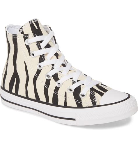 Converse Chuck Taylor® All Star® Zebra Stripe High Top Sneaker Women