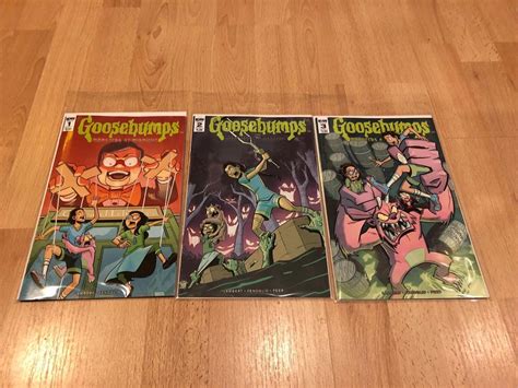 new idw comics goosebumps monsters at midnight 1 3 complete set lot 3 sold out 1928874710
