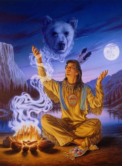 Spirit Of The Bear In 2020 Native American Artwork Native American