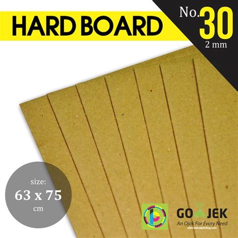 Jual Karton Yellow Hard Board No 30 Tebal 2 Mm Plano 63 X 75 Cm Di