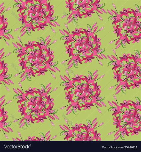 Abstract Floral Seamless Pattern Flower Royalty Free Vector