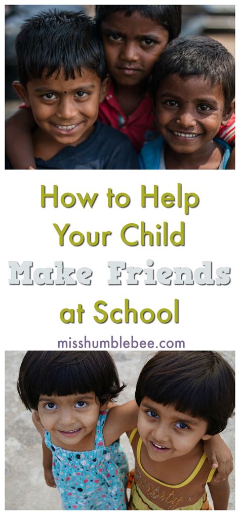 How To Help Your Child Make Friends At School
