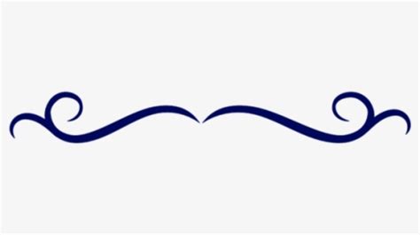 Collection Of Border Fancy Navy Blue Line Hd Png Download Kindpng