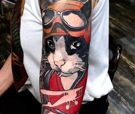 Black Cat Tattoo Design Ideas With Meaning January 2021 รอยสัก