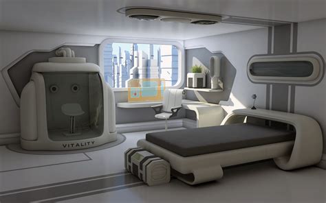 Bedroom Futuristic Bedroom Sci Fi Room Sci Fi Bedroom