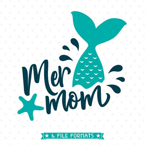 mermaid svg mothers day svg mermom shirt svg file mom shirt svg iron on transfer shirt