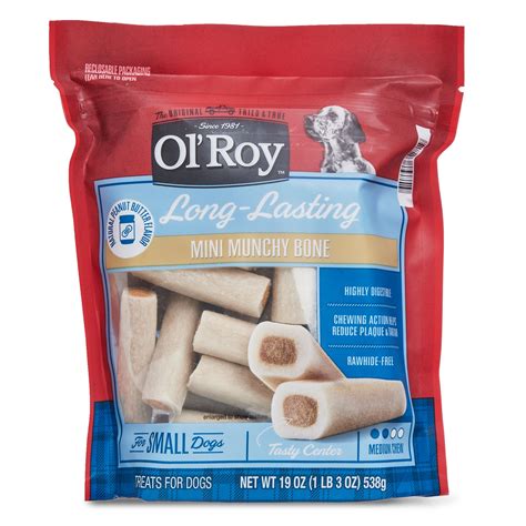 Ol Roy Peanut Mini Peanut Butter Munchy Bones Dog Treats