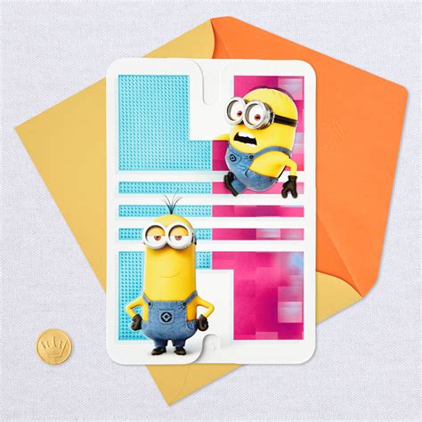 Despicable Me Minions Happy Day Birthday Card Greeting Cards Hallmark