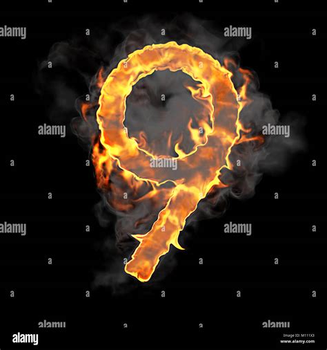Burning And Flame Font 9 Numeral Over Black Background Stock Photo Alamy