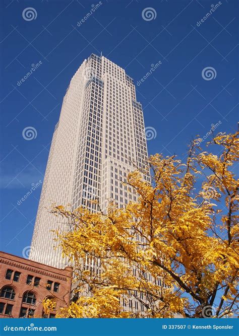 Skyscraper In Autumn Stock Image Image Of City Municipality 337507