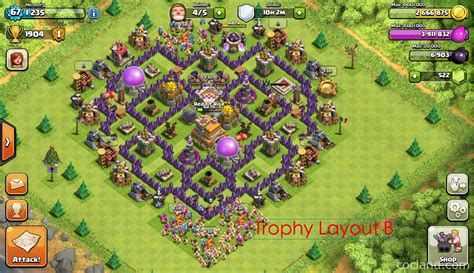 Let's take a look at what buildings you can make at town hall level 7. The Mantis: Best Base Layout for Town Hall 7 | Clash of Clans