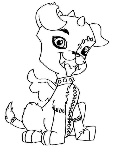 Monster High Black And White Coloring Pages Monster High Coloring Pages Frankie Stein White High