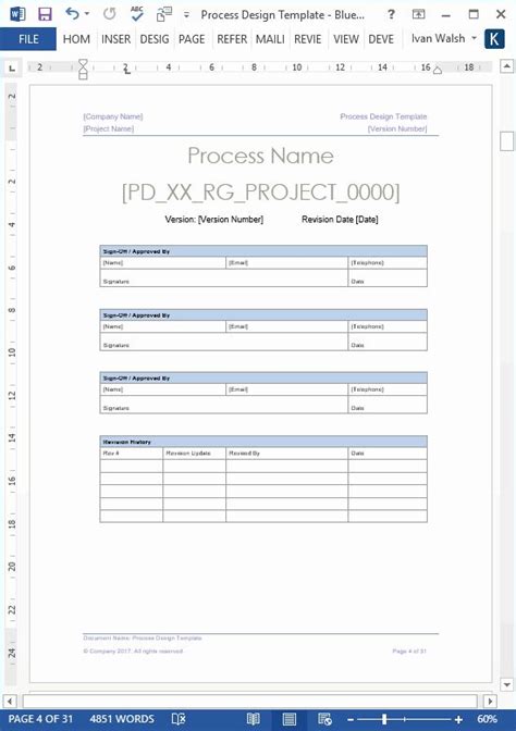 Download 41 Download Process Document Business Process Template Word