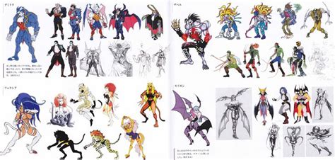 Darkstalkers Prototype Characters Character Design Game Character