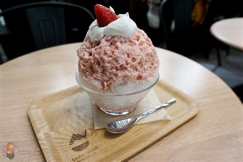 Shari Shari Kakigori Shaved Ice Dessert The Japanese Way Manila Millennial