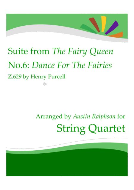 The Fairy Queen Purcell No 3 Air String Quartet Free Music Sheet