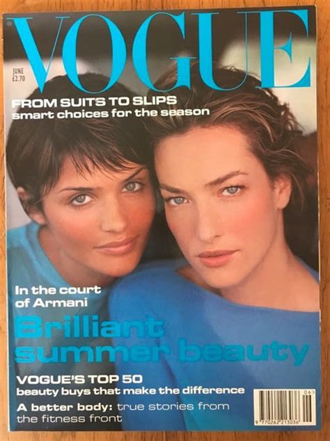 Vogue Uk June 1994 British Original Vintage Fashion Magazine Etsy