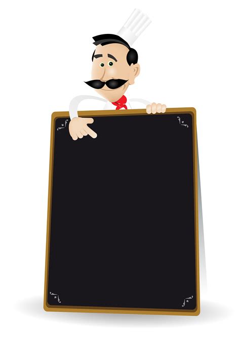 Read stories listed under on what is special about today. Chef Menu Holding A Blackboard - Download Free Vectors ...