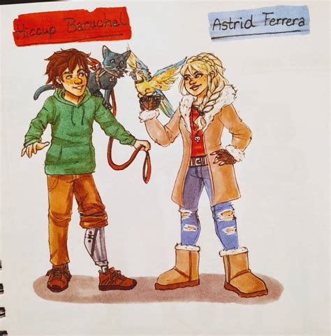 Modern Day Hiccup And Astrid By Disneyfreak010 On Deviantart