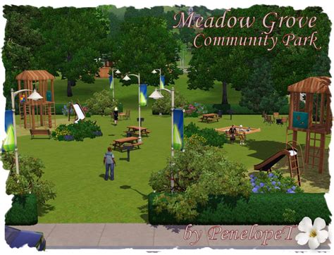The Sims Resource Meadow Grove Community Park