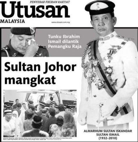 Susur Galur Sultan Johor Salasilah Susur Galur Sultan Johor