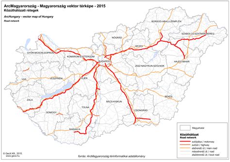 Adatbázisunk magyarország útvonalhálózatát, valamint az összes település utcaszintű térképét tartalmazza. Magyarország úthálózati térképe - 2015 | GeoX