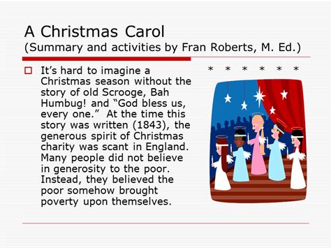 A Christmas Carol Presentation English Literature