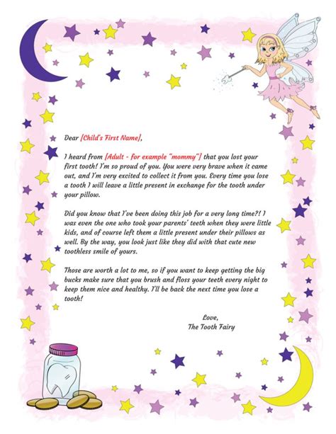 Summer schedule for kids (free printables) summer is right around the corner, and with that comes feeling amazing for not rushing in the mornings, wearing pajamas for half the day, and opening the doors of your backyard for your kids to have fun all day. Free Printable Tooth Fairy Letter Template ] - Tooth Fairy ...