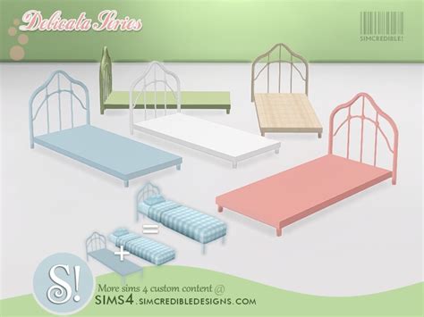 The Sims Resource Delicata Toddlers Bed Frame